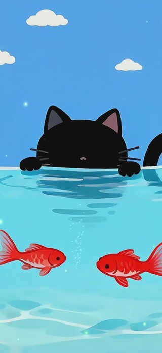 猫儿和鱼儿
