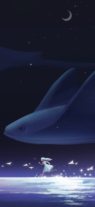 唯美星空少女