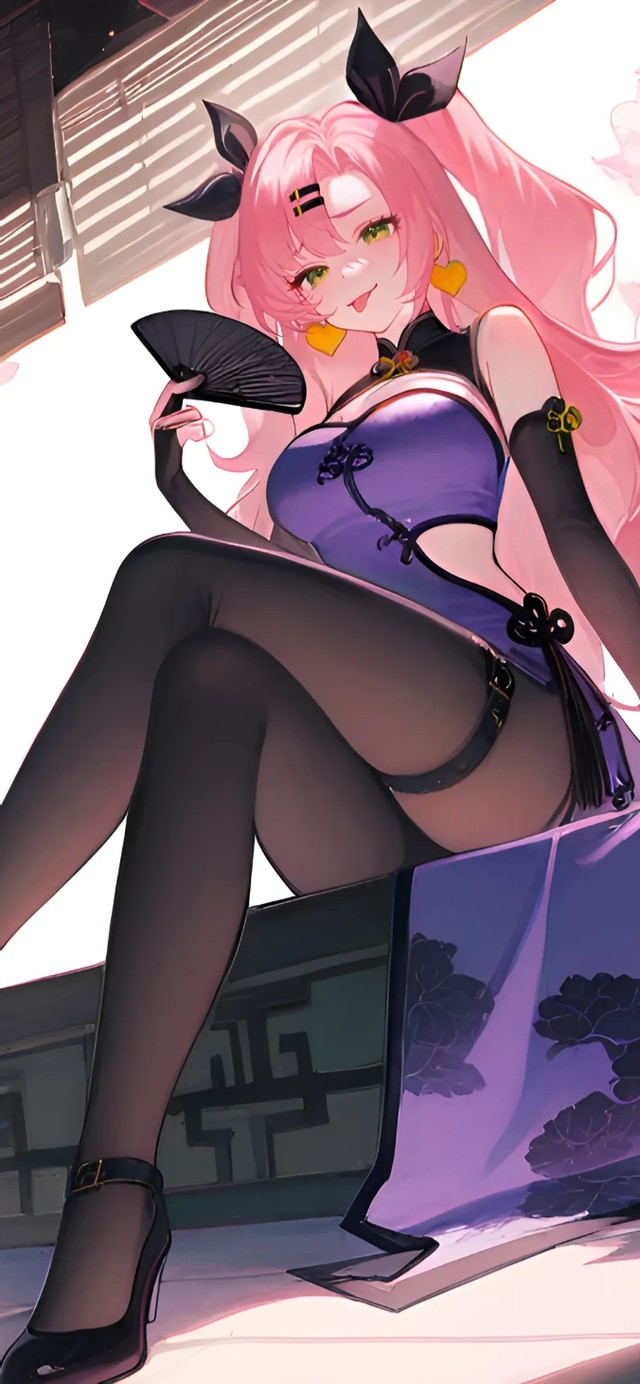 妮可·德玛拉-黑丝旗袍