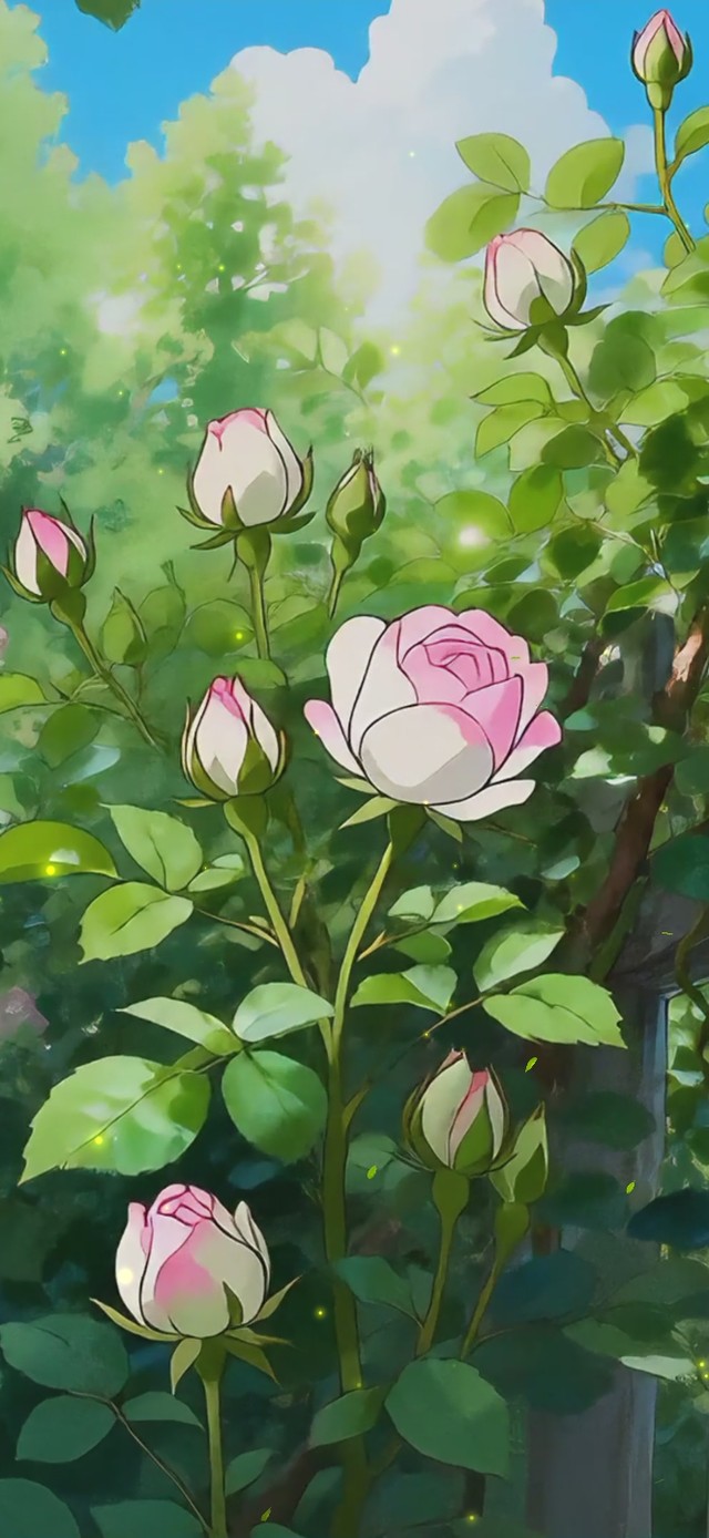 清新护眼小花