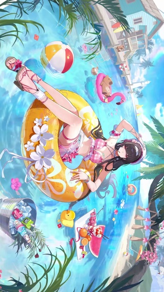 鸣潮夏日泳装千咲