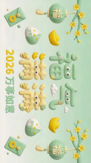 萌萌福气到