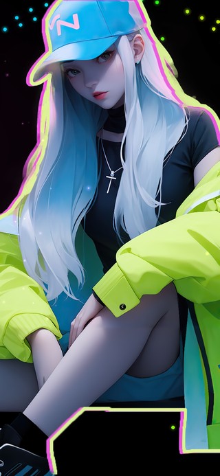时尚炫彩少女