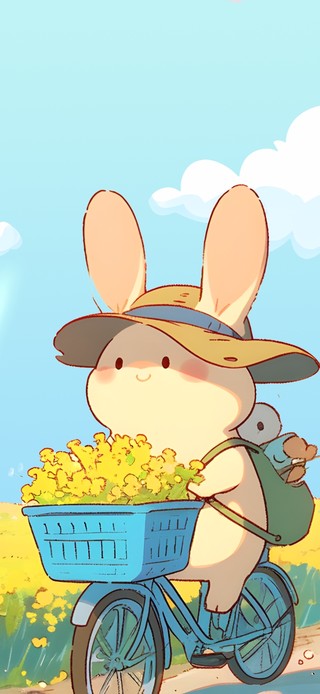 夏日骑行兔兔