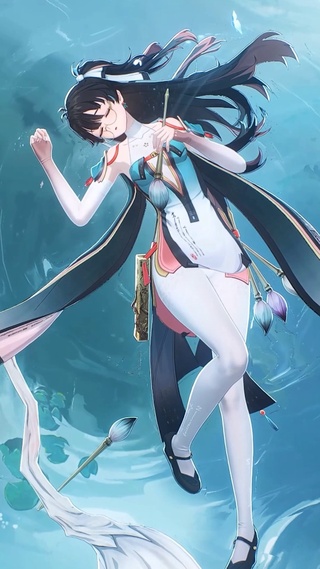 水中女孩