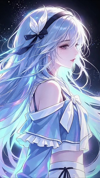 唯美星空流萤