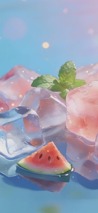 夏日冰爽西瓜