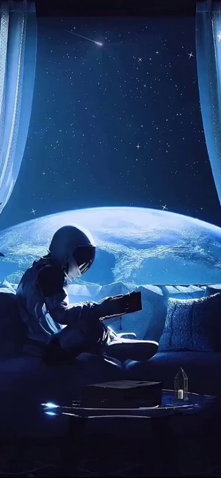 唯美的宇航员