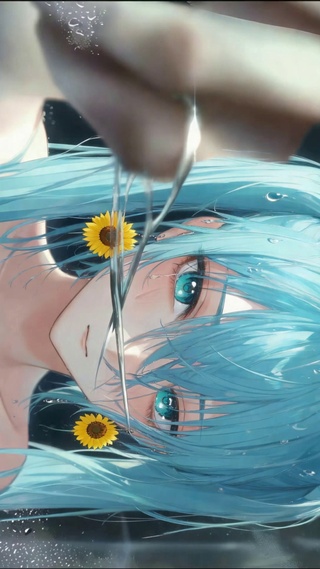 初音未来剪头发