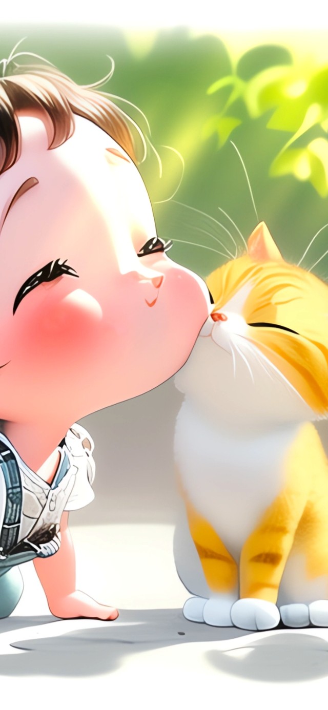 亲亲小猫咪