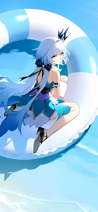 刻律德菈-海边泳装少女