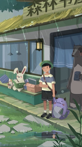 雨天书屋-画师：益生菌