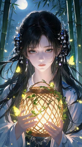 浪漫治愈美女壁纸