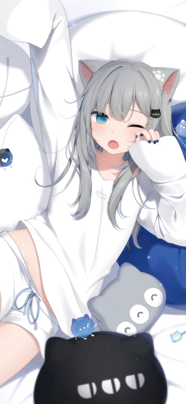 4K猫羽雫清纯可爱猫耳少女