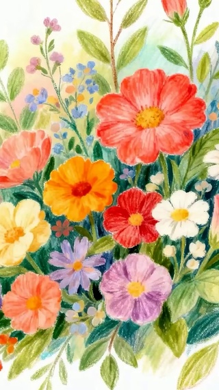 护眼花草小清新