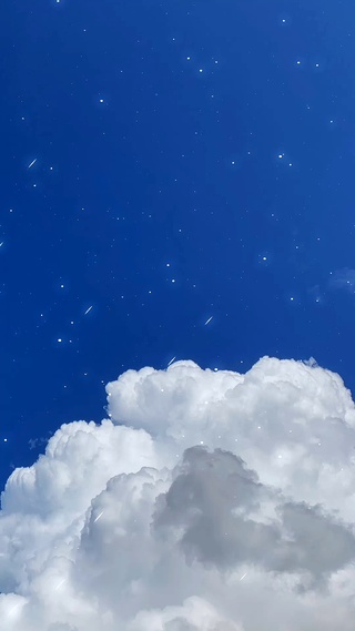 星空唯美云层