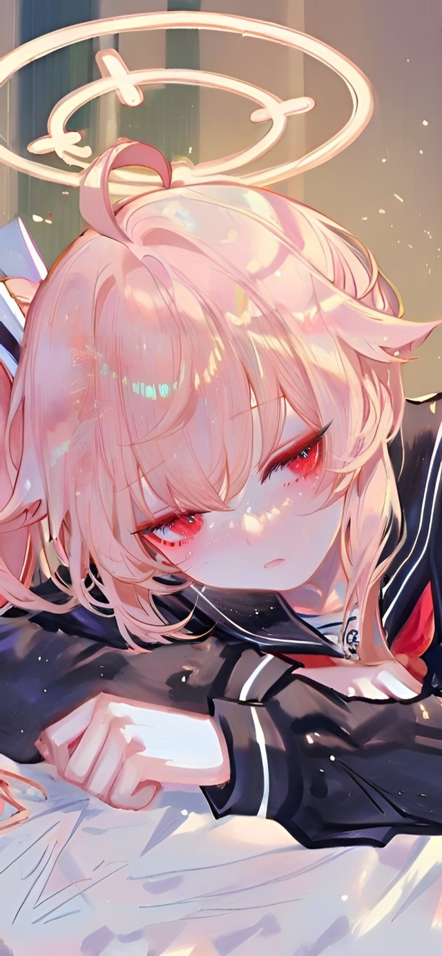 趴着的白丝萝莉-柚鸟夏