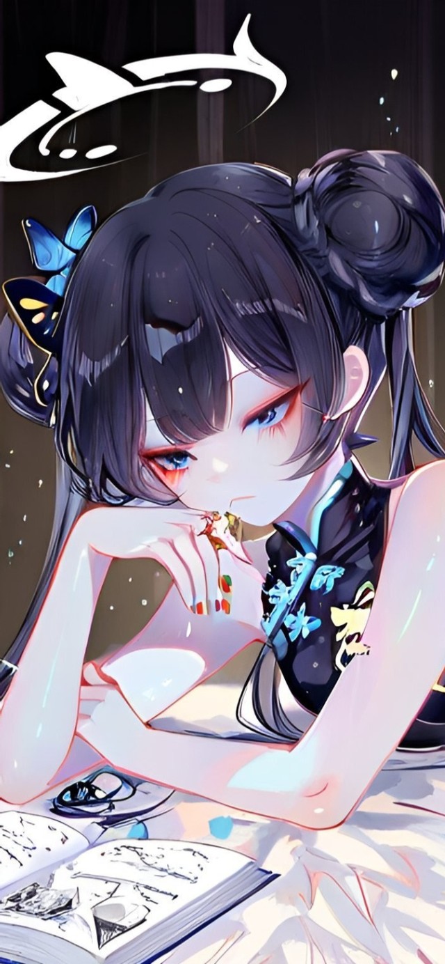 趴着的白丝萝莉-龙华妃咲