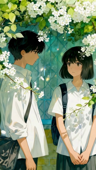 白樱校园恋曲：光影里的青春悸动