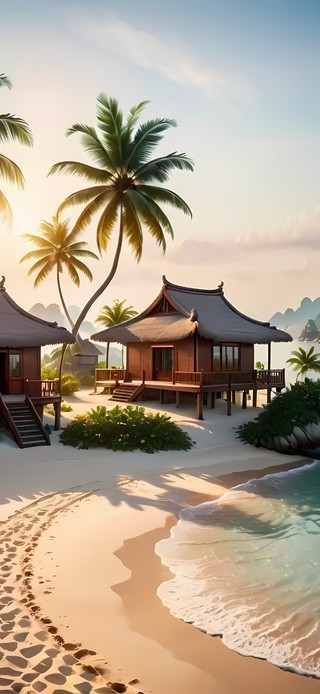海边沙滩