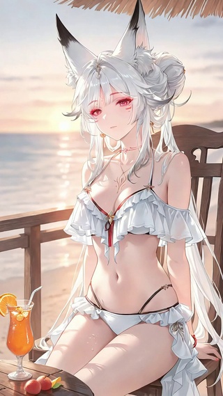 心月狐丨轻悠海滩丨