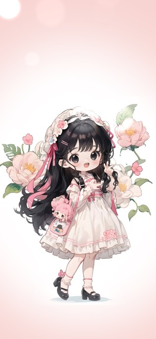 粉色小女仆