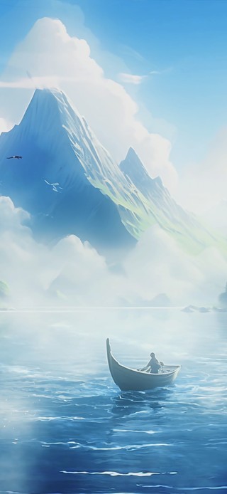 简约护眼AI风景