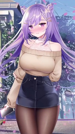 原神刻晴性感黑丝美女
