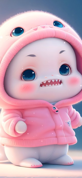 可爱鲨鱼小宝宝