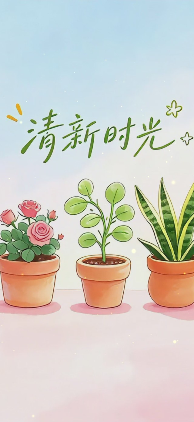 清新时光花盆