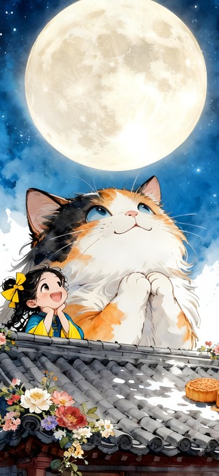 许愿的猫咪