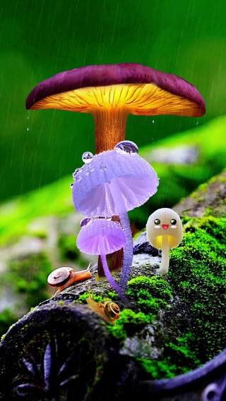 即使狂风暴雨笑一笑就好了