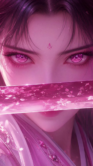 桃刃掩芳颜
