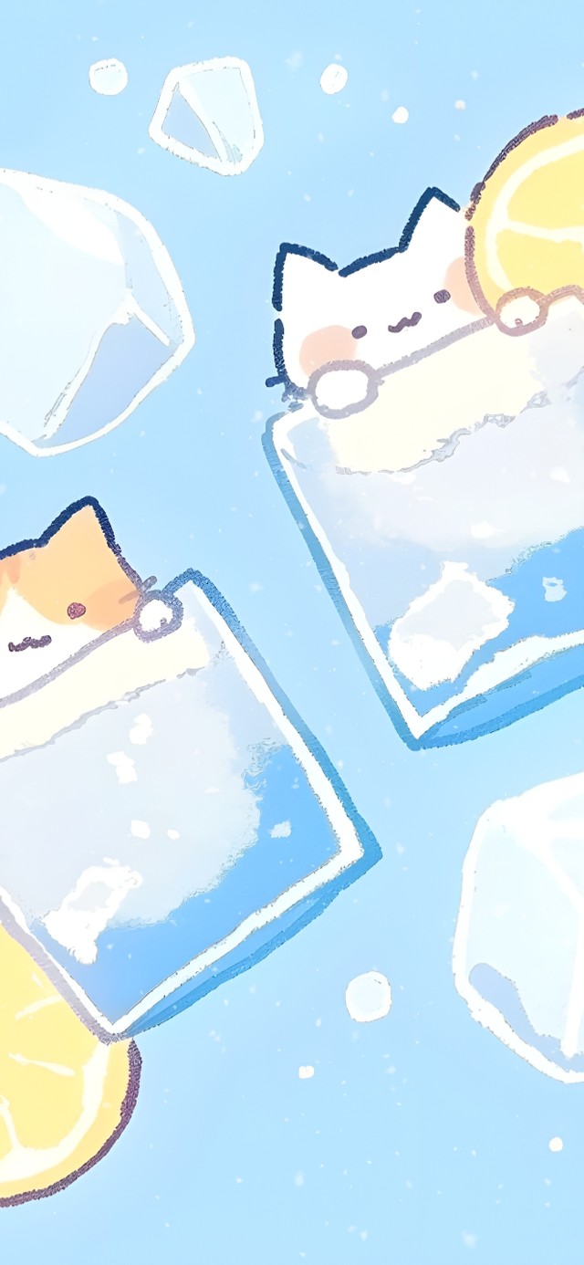解暑冰块猫