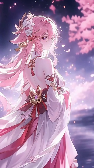 八重神子丨落樱沉澜丨