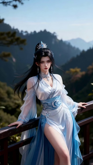 凭栏望岳