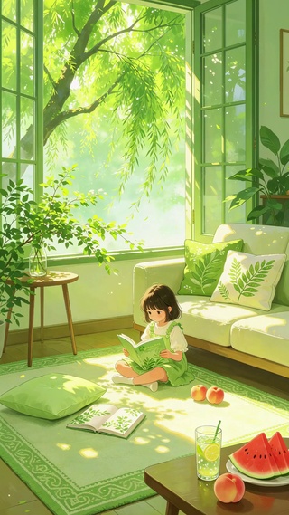 护眼治愈壁纸