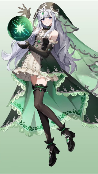 银发巫女