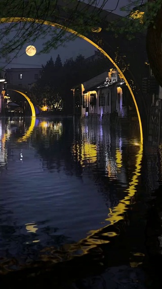 水中月是天上月，眼前人是心上人