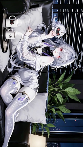 夜城银发少女.莫宁