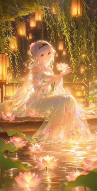 清荷柳风·流萤