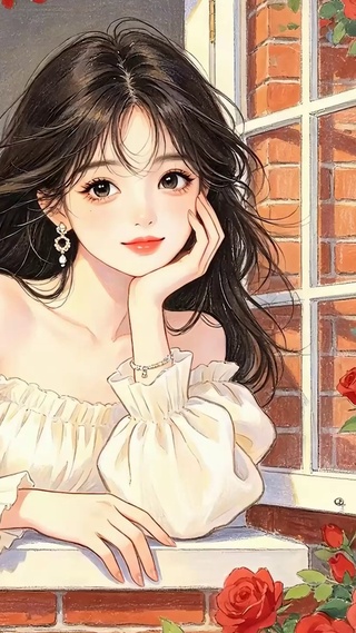 长发女孩