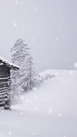 4K超清60帧【飘雪的小屋】