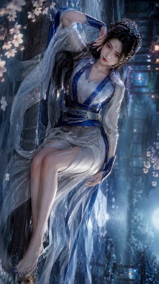 月下古风美人