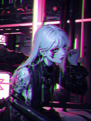 赛博朋克女孩