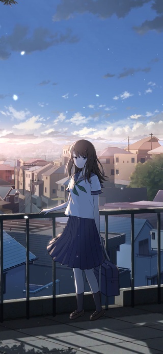 樱花树下少女（2K治愈带时间）
