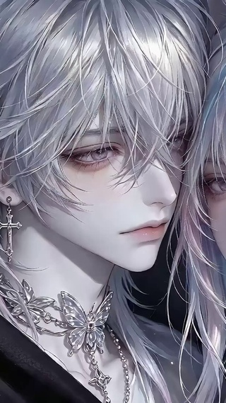 兽耳白发美少年