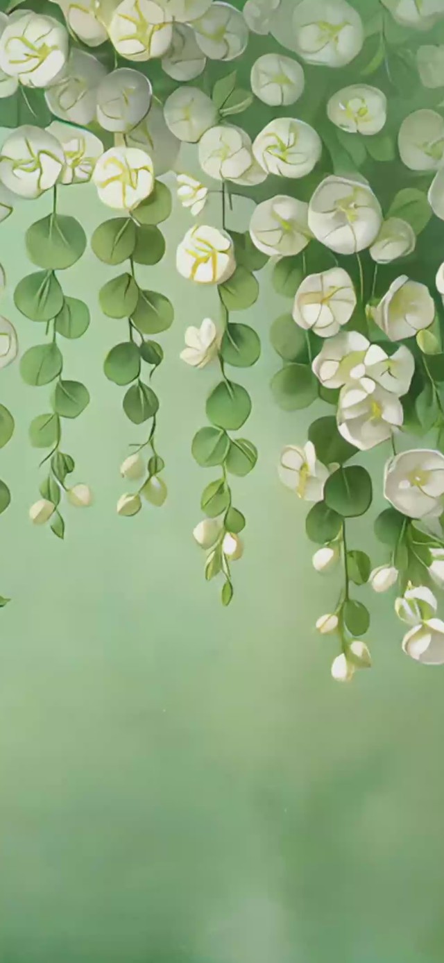 清新护眼垂丝茉莉