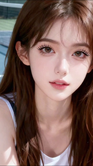高清网球女孩