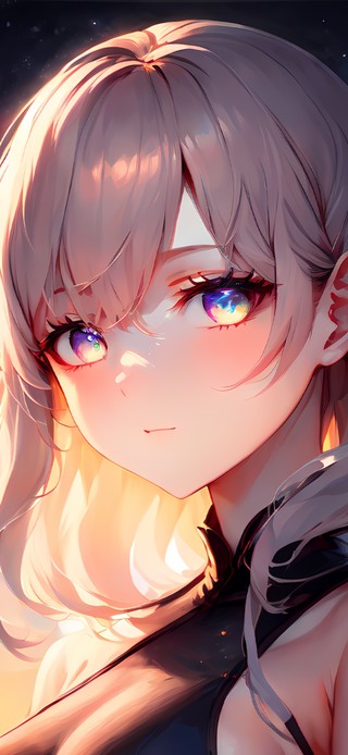 4K治愈星空少女